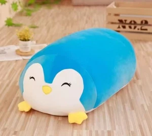 Penguin Pillow Plush Toy 10" Stuffed Animal Toddler Doll Gift for Kids - Picture 1 of 3