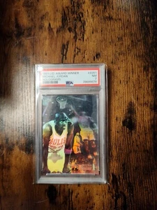 1991 Upper Deck Award Winner Holograms Michael Jordan #AW1 Michael Jordan PSA 7 - Picture 1 of 2