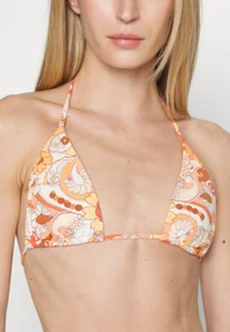 Bikini Swim Top Triangle Slider Retro Orange Print Size XL COTTON ON $24 - NWT - Picture 1 of 2