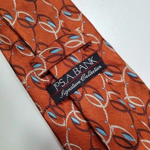 Corbata Jos A Bank Signature Collection 100 % seda NARANJA - Imagen 1 de 9
