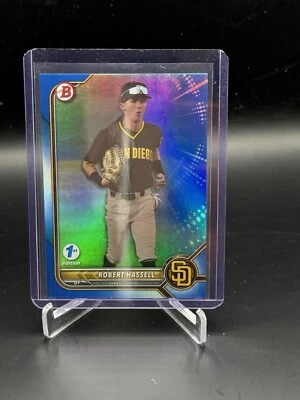 2022 Bowman 1st Edition - Blue Foil #BPPF-133 Robert Hassell /150 (RC) - Image 1 of 2