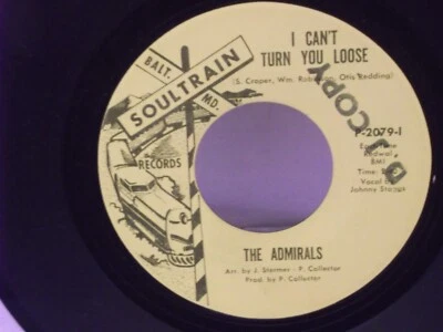 The Admirals,Soul Train 2079,"I Can't Turn You Loose"US,7"45,DJ Copy,1969 FUNK,M Foto 1 de 2