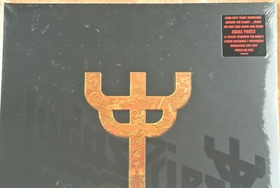JUDAS PRIEST Reflections 50 Heavy Metal Years Of Music 2-LP Ltd EditionRed Vinyl - Image 1 of 3