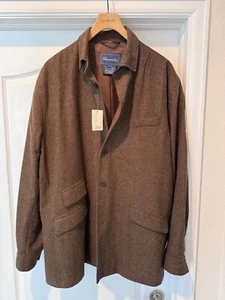 Façonnable Wollautomantel Braun Gr. XL Neu mit Etikett - Bild 1 von 5