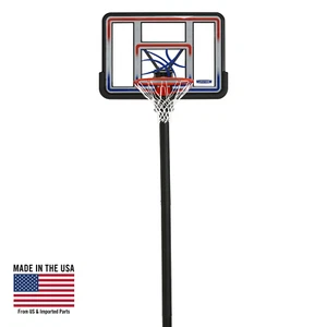 NEW Lifetime Adjustable Inground Basketball Hoop, 44 Inch Polycarbonate (1008) - Picture 1 of 12