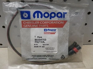 56004703 2 Wire Pigtail Lead, OEM NOS Mopar, Free US Ship - Bild 1 von 2