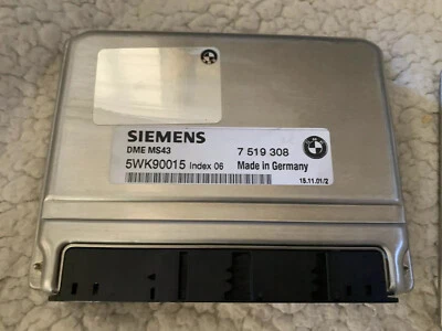 BMW MS43 M54B25 2.5L ECU DME EWS Deleted E46 325i 325ci E39 525i Tested Working - Image 1 of 4