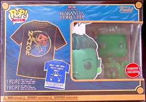 Funko Pop! Tee - Black Panther Wakanda Forever NAMOR w T-shirt Size MEDIUM NEW - Picture 1 of 6