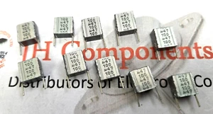 B32560J1474J     Pack of 10 Metallized  POLYESTER OPEN FRAME:0.47UF/100V  7.5mil - Picture 1 of 1
