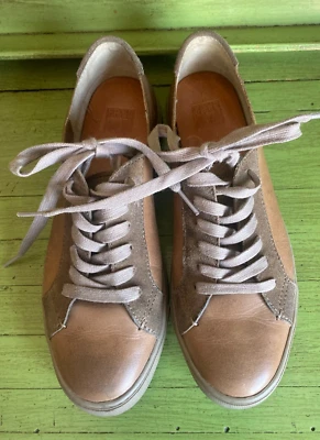 Women's Frye Comp. Brown Tan Leather Lace Up Casual Shoes Size 8M - Image 1 of 4