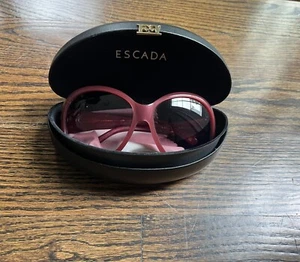 Escada Women Oversized Sunglasses Purple SES-184S with case - Picture 1 of 12