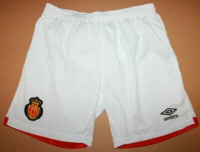 Pantalones Cortos Umbro RCD Mallorca Bordados Logo Juvenil Fútbol Blanco Talla L Foto 1 de 4