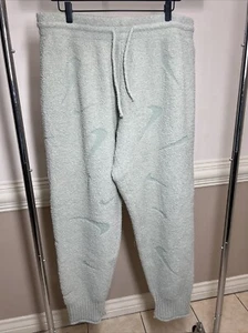 Women's Size XL Nike Sportswear Phoenix Cozy Knit Boucle Oversized Pants Jade - Picture 1 of 5