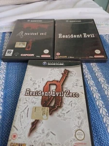 LOTTO RESIDENT EVIL 0-1-4 NINTENDO GAMECUBE ITA - Foto 1 di 16