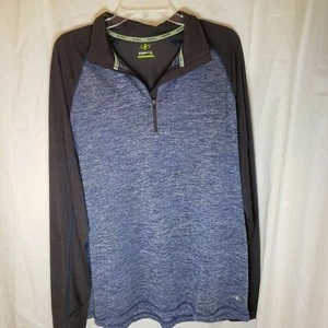 NordicTrack weicher Pullover Langarm 1/4 Reißverschluss Shirt Herren XL EUC - Bild 1 von 5