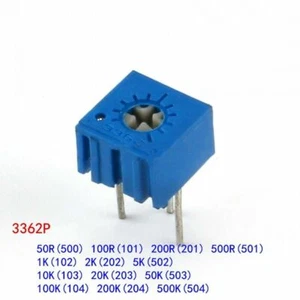3362P Cermet Trimmer Pot Adjustable Potentiometer 50R 100R 200R 500R 1K-500K - Picture 1 of 2