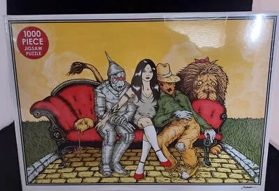 Rompecabezas Yellow Road SELLADO Jermaine Rogers OZ 1000 piezas BOH caballos póster Foto 1 de 4