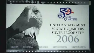 2006-S US Mint State Quarter 90% Silver Proof Set 5 Coins 21ohoc0928-4 - Picture 1 of 6