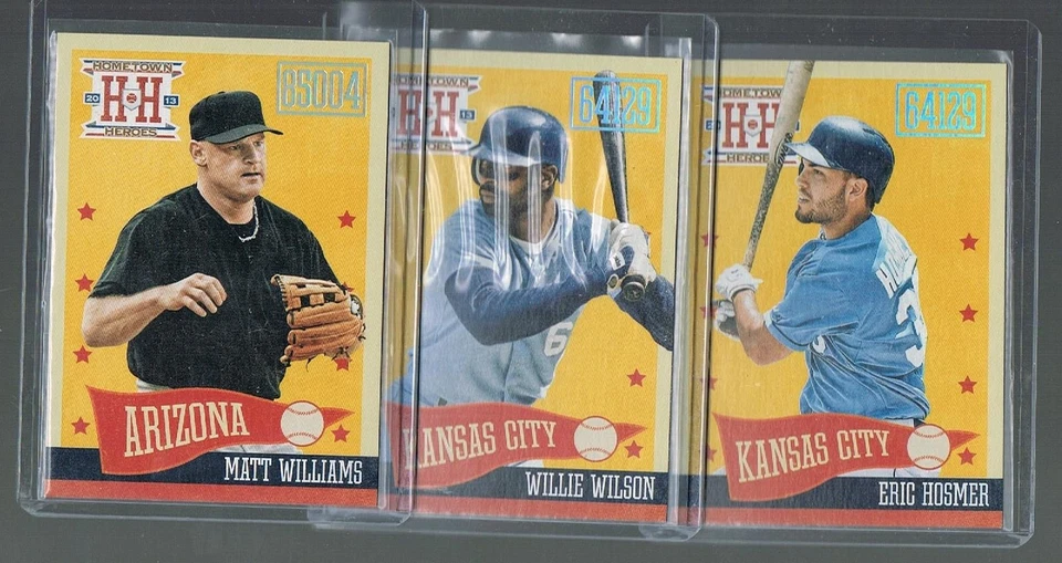 ERIC HOSMER #99 Royals  Zip Code Platinum Foil 1 per Box 2013 Hometown Heroes - Image 1 of 1