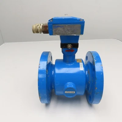 Krohne IFS4000F/6 PFA-HC 3" Flange Mount Lined Electromagnetic Flowmeter - Image 1 of 4