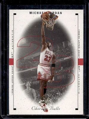 1998-99 SP Authentic Michael Jordan #6 Bulls - Image 1 of 2