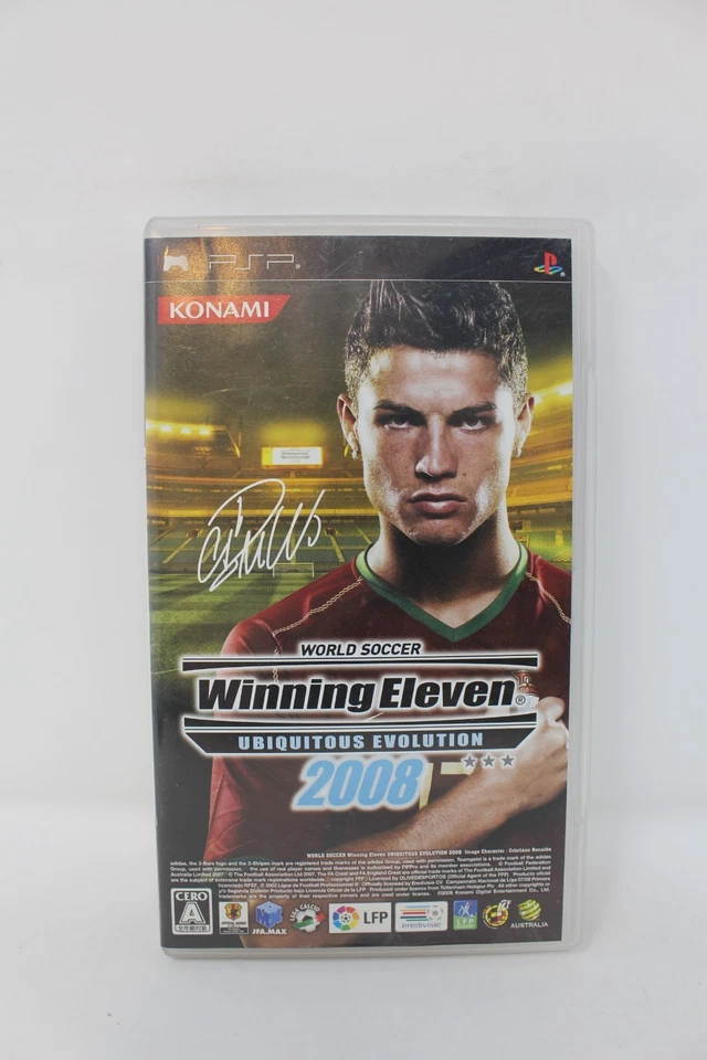 Winning Eleven Ubiquitous Evolution 2008 PlayStation PSP Japanese Version - Image 1 of 3