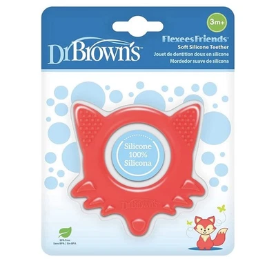 Dr. Brown's Flexees Friends Silicone Teether - Image 1 of 3