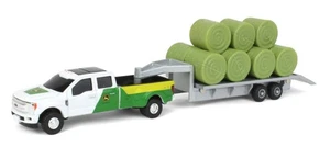 ERTL, FORD F-350 con rimorchio e 11 balle di fieno, 1/64,  ERT45927 - Foto 1 di 7