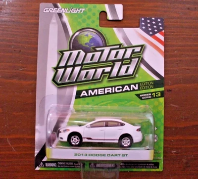 dodge dart gt 2013 motor world limited series 11 Greenlight 1:64 Diecast Car Toy - Image 1 of 2