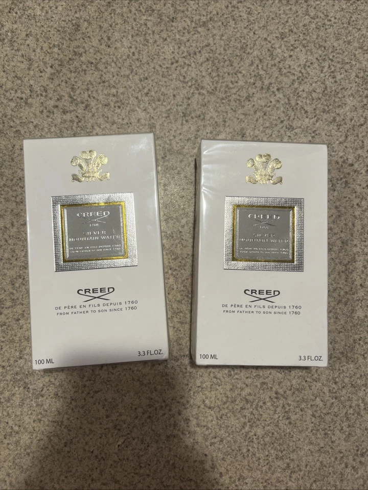 Creed Silver Mountain Agua EDP Spray Unisex 3.3 OZ Auténtico Nuevo En Caja Sellada Foto 1 de 3