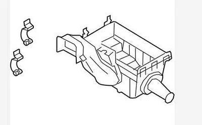 CAJA FILTRO AIRE FORD EDGE 2011-2014 Foto 1 de 4