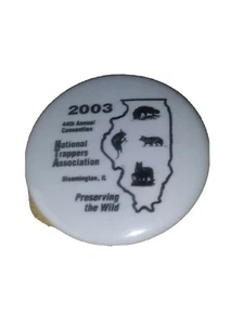 National Trappers Association 2003 Convention Button - Picture 1 of 4