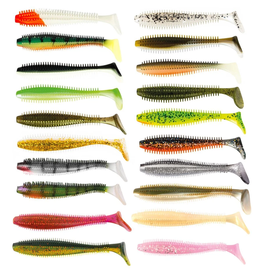 Fox Rage Spikey Shad Gummifische 9cm Angelköder für Hecht Zander Forelle Barsch - Bild 1 von 1
