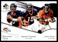 2009 SP Authentic Eddie Royal/Brandon Marshall/Kyle Orton R39