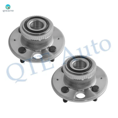 Par de 2 conjuntos de cojinetes de cubo de rueda trasera para Acura Integra L4 1990-2001 4 ruedas ABS Foto 1 de 4