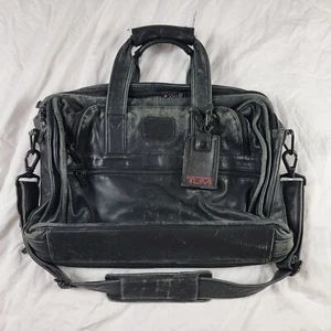 Borsa per valigetta Organizer espandibile in pelle nera - Foto 1 di 9