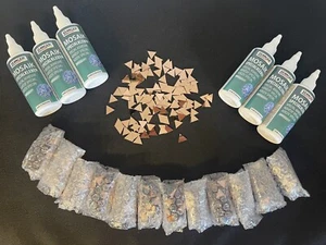 Mosaik Spiegelglas (1560 Stk.) + Kleber für Gestaltung Gipsabdruck Babybauch - Bild 1 von 5