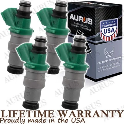 4 inyectores de combustible OEM AURUS NUEVOS para Toyota Paseo 1996 97 98 1999 1,5 L 23250-11110 Foto 1 de 4