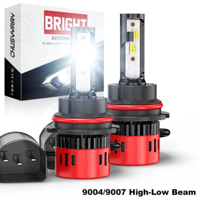 For FORD Taurus 1990-2007 LED Headlight Kit 9007 HB5 6000K White High/Low Bulbs - Image 1 of 4