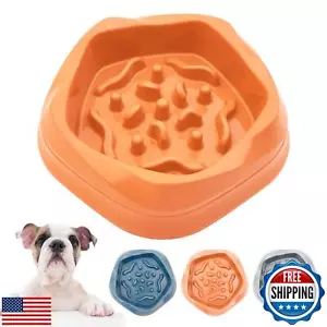 Vannon Slow Feeder Dog Bowls Non Slip Puppy Bowl Durable Dog Puzzle Feeder Do - Picture 1 of 5