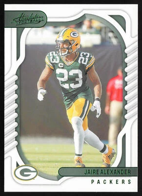 2022 Panini Absolute Green Jaire Alexander #67 Green Bay Packers - Image 1 of 2