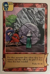 Redemption TCG CCG Limited Grief Common EXCELLENT Cactus Game Designs - Picture 1 of 2