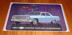 1964 Chevrolet Chevelle Custom Feature Accessories Sales Brochure - Picture 1 of 2