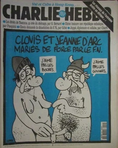 CHARLIE HEBDO N° 200 of APRIL 1996 CLOVIS AND JEANNE D'ARC MARRIED BY FORCE - Picture 1 of 1