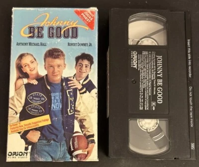 Johnny Be Good VHS w/ Judas Priest Video Anthony Michael Hall Robert Downey Jr. - Image 1 of 4