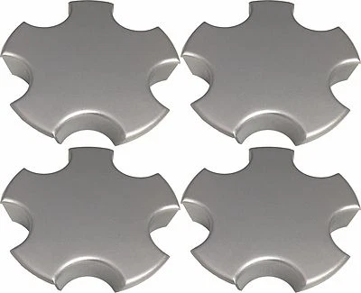 Chevrolet Corvette Z06 2000-2004 tapacubos central rueda juego plateado nuevo Foto 1 de 3