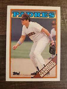 Tarjeta de béisbol Carmelo Martínez #148 1988 Topps LP Padres - Imagen 1 de 2