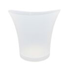LED Ice Bucket 7 Colors Gradient Changing Luminous Plastic Champagne 5L Capacity