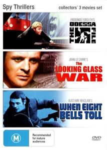 The Looking Glass War DVD + When Eight Bells Toll + The Odessa File -3 SPY MOVIE