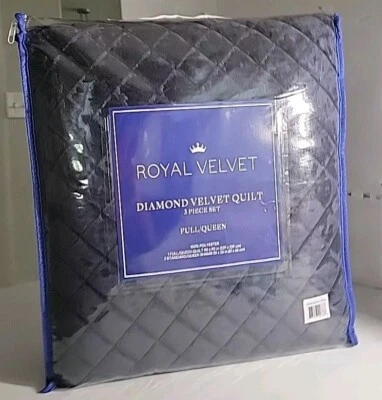 Royal Velvet Diamnond Velvet Quilt Full/queen - Image 1 of 2